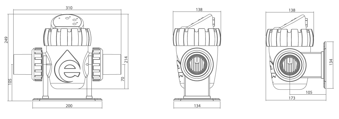 Dimensions electrolyseur piscine Ssc Nano